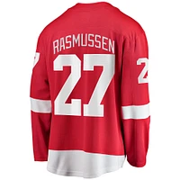 Men's Fanatics Michael Rasmussen Red Detroit Wings Home Breakaway Player Jersey
