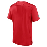 Men's Fanatics  Red Detroit Wings Authentic Pro Tech T-Shirt