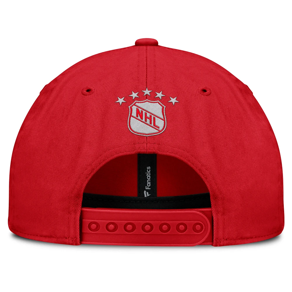 Men's Fanatics Red Detroit Red Wings Decades Collection Adjustable Hat