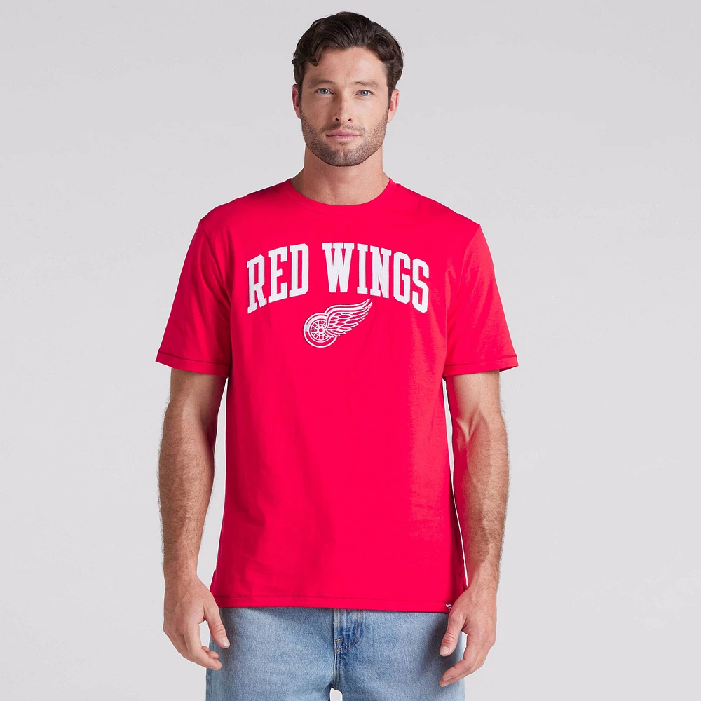 Men's Fanatics  Red Detroit Wings Elevated Pima T-Shirt