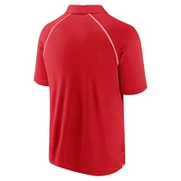 Polo rouge à manches raglan Strong Alone des Red Wings de Detroit pour hommes Fanatics