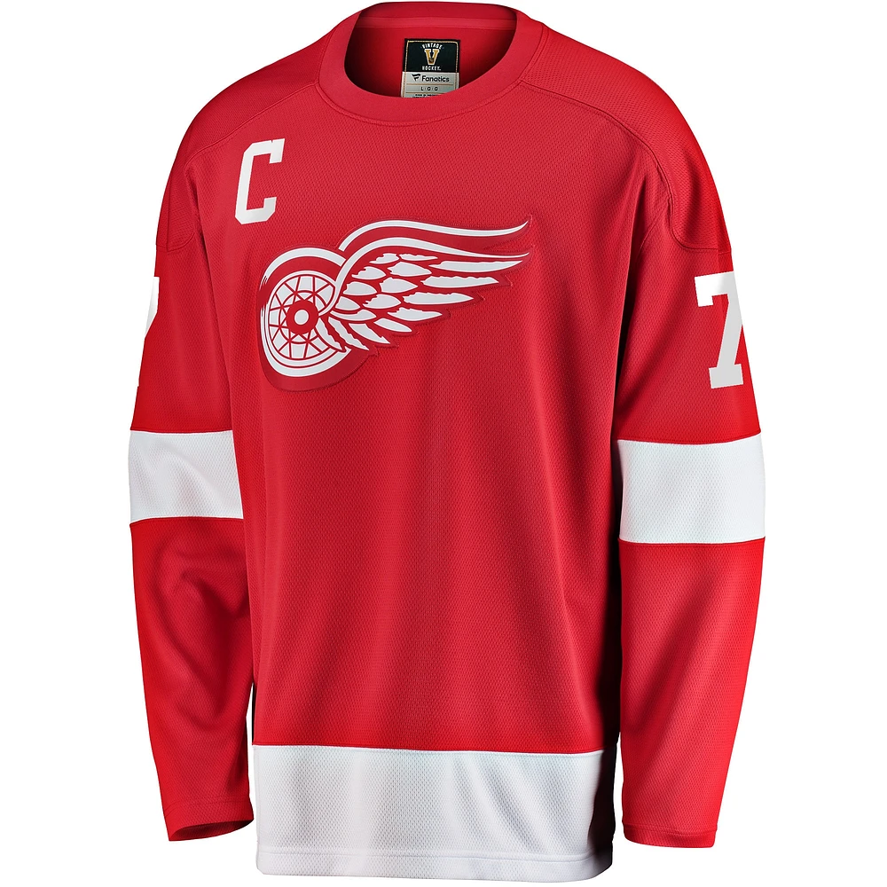 Men's Fanatics Ted Lindsay Red Detroit Wings Premier Breakaway Retired Player - Jersey