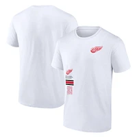 Men's Fanatics White Detroit Red Wings Represent T-Shirt