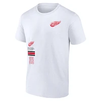 Men's Fanatics White Detroit Red Wings Represent T-Shirt