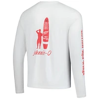 Men's johnnie-O White Detroit Red Wings Adam Long Sleeve T-Shirt