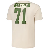 Men's Levelwear Dylan Larkin Khaki Detroit Red Wings 2024 NHL Military Appreciation Richmond Delta Player Name & Number T-Shirt
