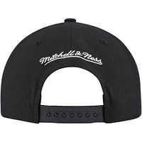 Casquette Snapback noire Mitchell & Ness des Red Wings de Detroit Core Team Script 2.0 pour hommes