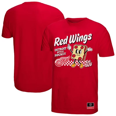 T-shirt rouge pour homme Mitchell & Ness Detroit Red Wings Local Food