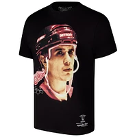 Men's Mitchell & Ness Steve Yzerman Black Detroit Red Wings Big Face T-Shirt