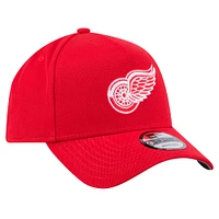 Men's New Era  Red Detroit Red Wings Core A-Frame 9FORTY Adjustable Hat