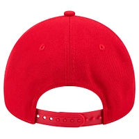 Men's New Era  Red Detroit Red Wings Core A-Frame 9FORTY Adjustable Hat
