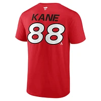 Men's Patrick Kane Red Pro Prime Name & Number T-Shirt
