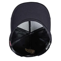 Men's Pro Standard  Black Detroit Red Wings Metallic Logo Pinch Front Adjustable Hat