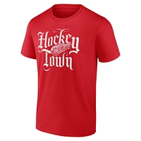 Men's Red Detroit Wings Local T-Shirt