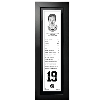 Steve Yzerman Detroit Red Wings - 2009 Legends Line 6'' x 22'' Framed Photo