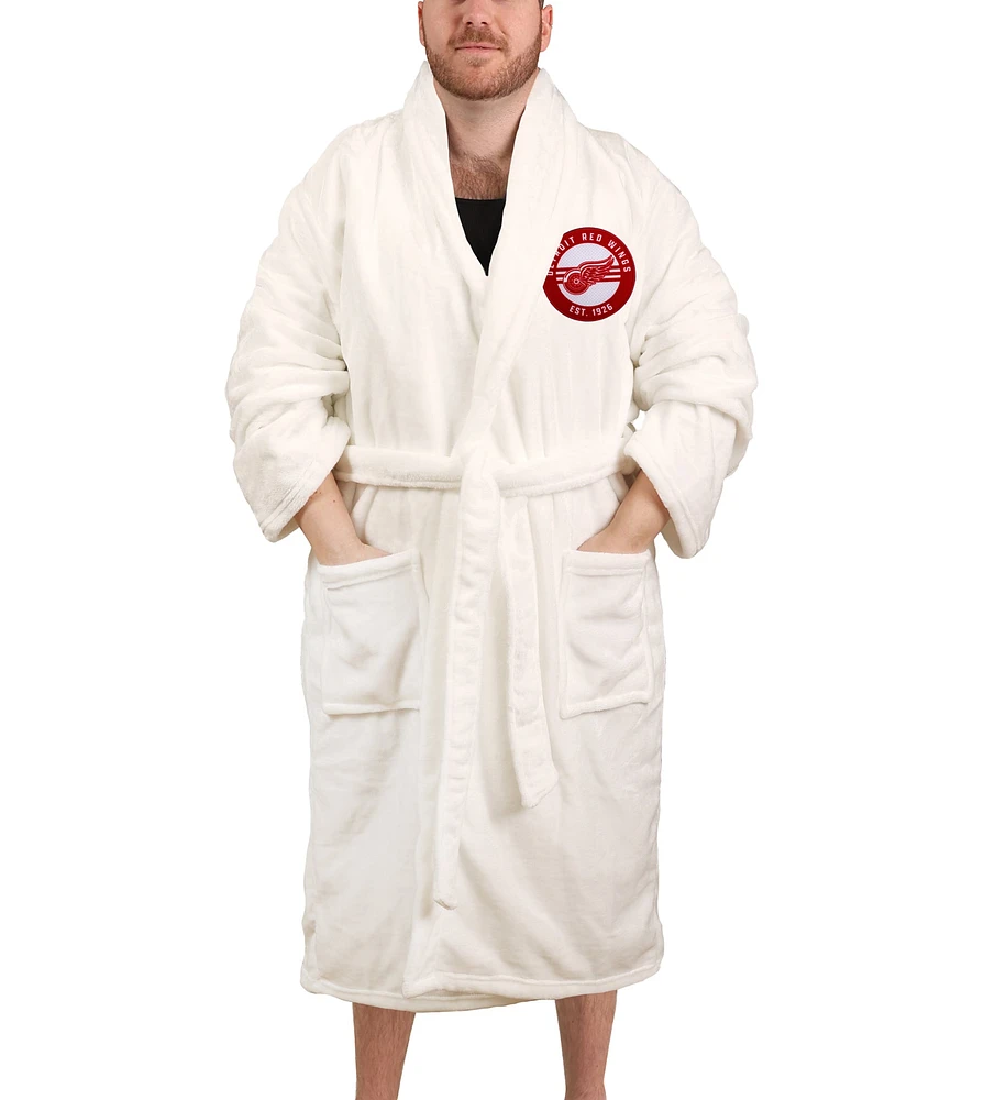 Robe unisexe blanche des Red Wings de Detroit