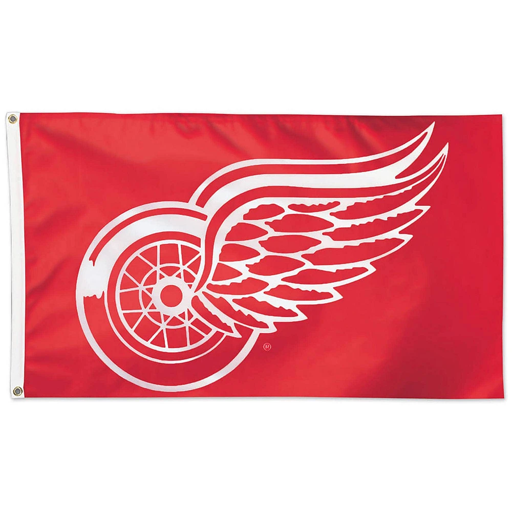 WinCraft Detroit Red Wings 3' x 5' Deluxe - Single-Sided Flag