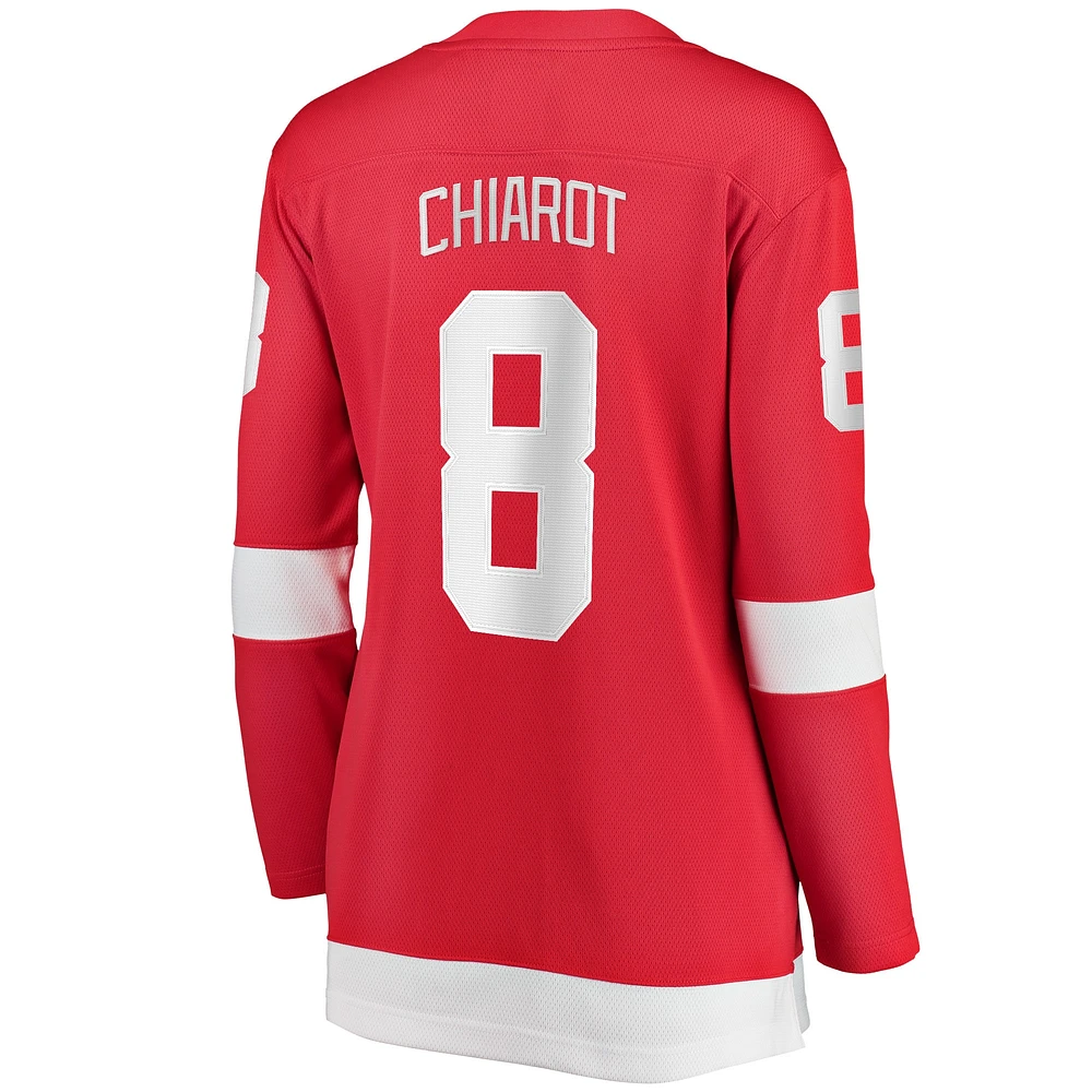 Women's Fanatics Ben Chiarot Red Detroit Wings Home Breakaway Player Jersey