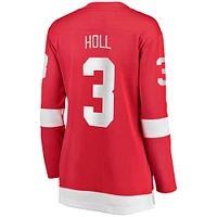 Women's Fanatics Justin Holl Red Detroit Wings Home Breakaway Player Jersey