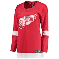 Women's Fanatics Red Detroit Wings Breakaway Home Jersey
