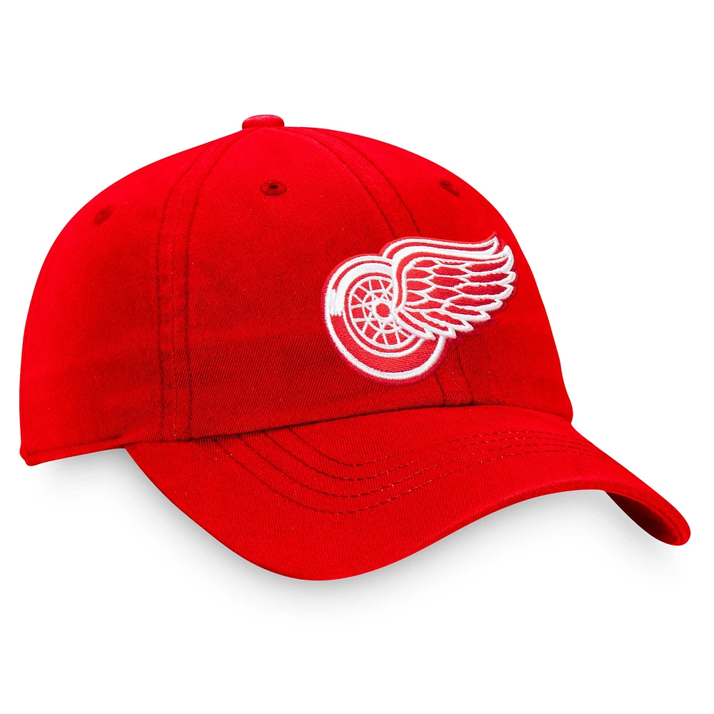Women's Fanatics Red Detroit Red Wings Core Primary Logo Adjustable Hat