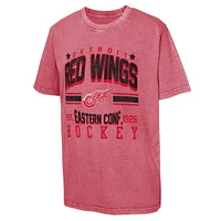 T-shirt court rouge pour jeunes Red Wings de Detroit Sure