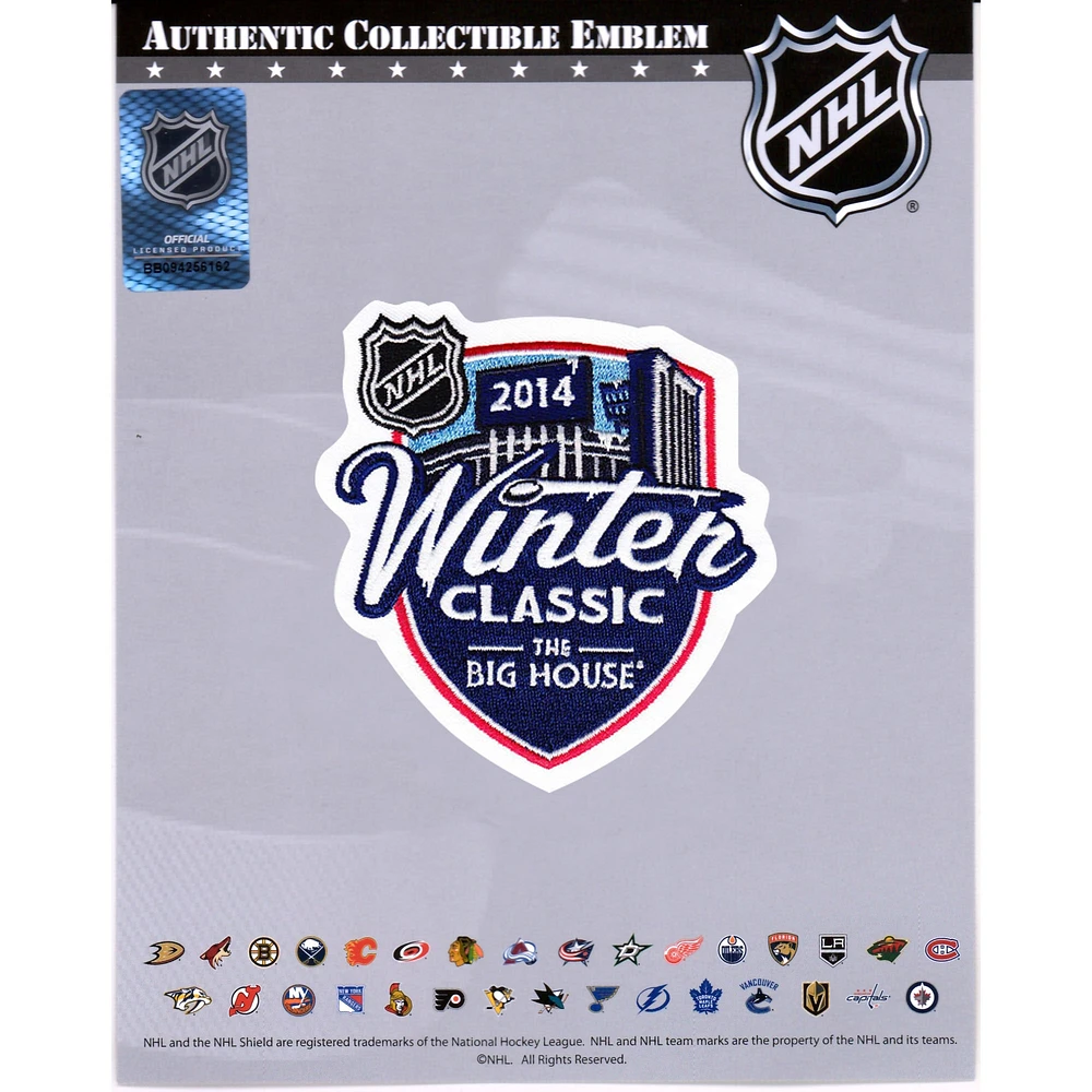 Detroit Red Wings vs. Toronto Maple Leafs 2014 NHL Winter Classic National Emblem Jersey Patch