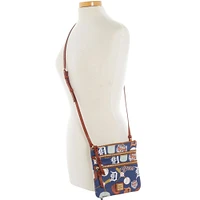 Dooney & Bourke Detroit Tigers Game Day Triple Zip Crossbody Purse