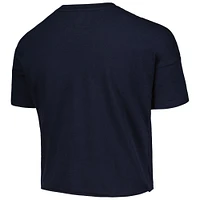 T-shirt à manches mi-longues New Era pour jeune fille Detroit Tigers bleu marine