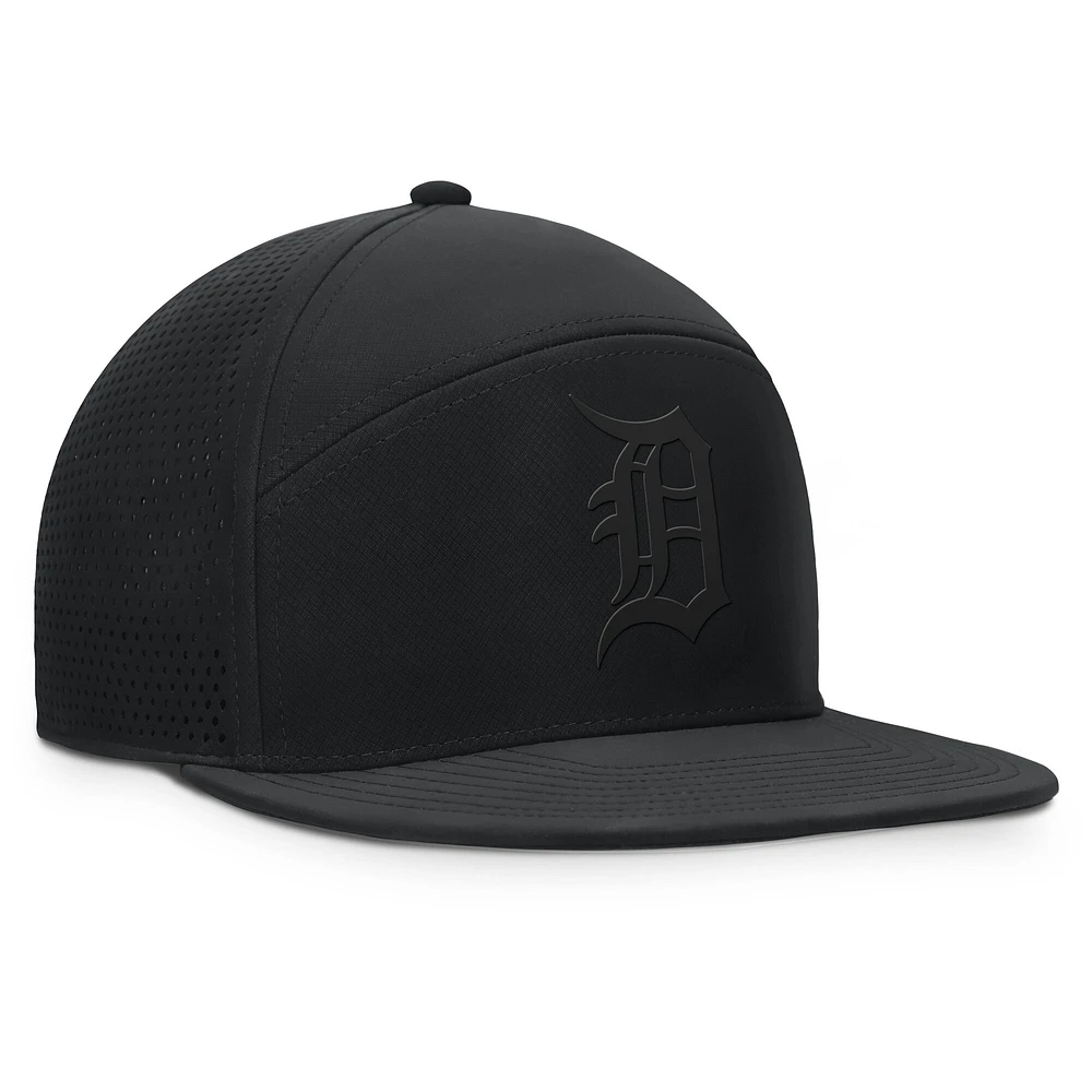 Men's Fanatics Black Detroit Tigers Horizon Snapback Hat