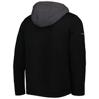Men's Levelwear Black Detroit Tigers Ruckus Quarter-Zip Hoodie