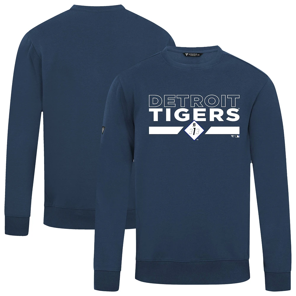 Sweat-shirt bleu marine City Connect Zane No Hitter pour homme des Detroit Tigers