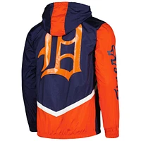 Men's Mitchell & Ness  Navy Detroit Tigers Undeniable Full-Zip Hoodie Windbreaker Jacket