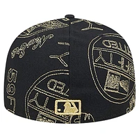 Men's New Era Black Detroit Tigers 59FIFTY Day Allover Fitted Hat