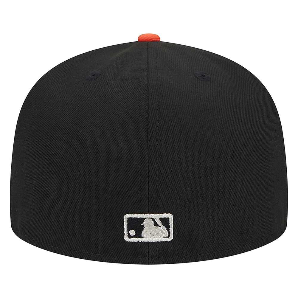 Men's New Era Black Detroit Tigers Metallic Camo 59FIFTY Fitted Hat
