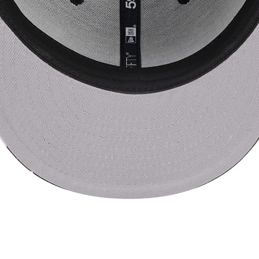 Men's New Era Black Detroit Tigers Metallic Camo 59FIFTY Fitted Hat