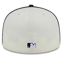 Men's New Era  Cream/Navy Detroit Tigers Chrome Sutash 59FIFTY Fitted Hat