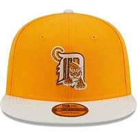 Men's New Era Gold Detroit Tigers Tiramisu  9FIFTY Snapback Hat