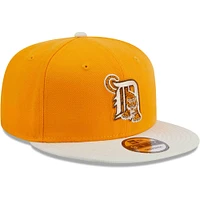 Men's New Era Gold Detroit Tigers Tiramisu  9FIFTY Snapback Hat