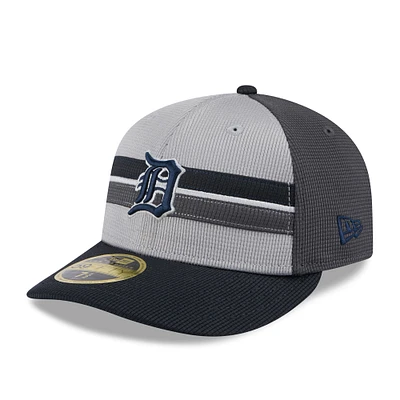 V107988 Tigers Mlb Nwe 2025 Entraînement au bâton gris Lp 59fifty HATMENLOP 60640261 #8