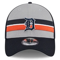 Men's New Era  Gray Detroit Tigers 2025 Batting Practice 39THIRTY Flex Hat