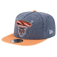 Men's New Era Navy/Orange Detroit Tigers 2000 Pigment Dye Golfer Snapback Hat