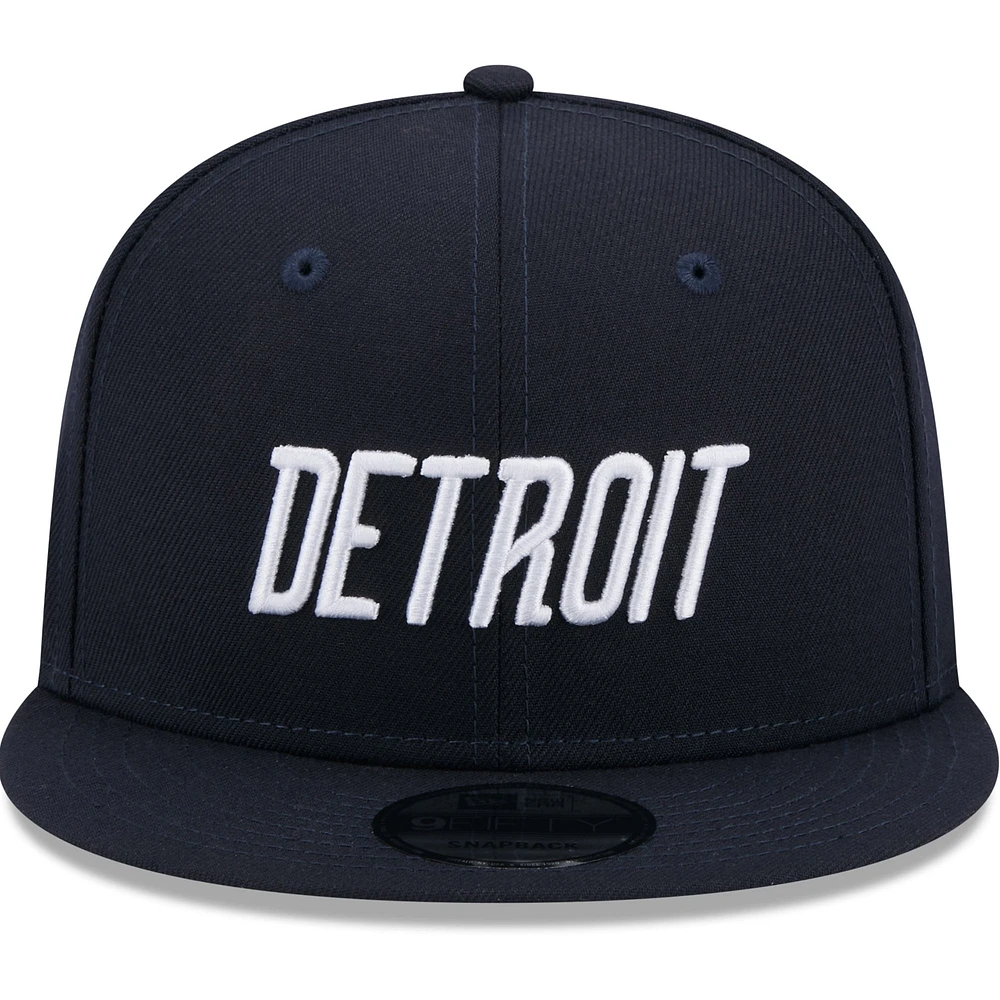Men's New Era  Navy Detroit Tigers 2024 City Connect 9FIFTY Snapback Hat