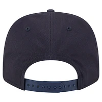 Men's New Era Navy Detroit Tigers Circle Patch 9SEVENTY Stretch-Snap Hat