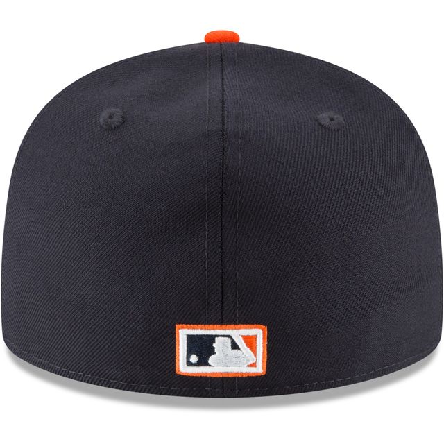 Casquette ajustée en laine 59FIFTY pour homme Detroit Tigers Cooperstown Collection New Era bleu marine