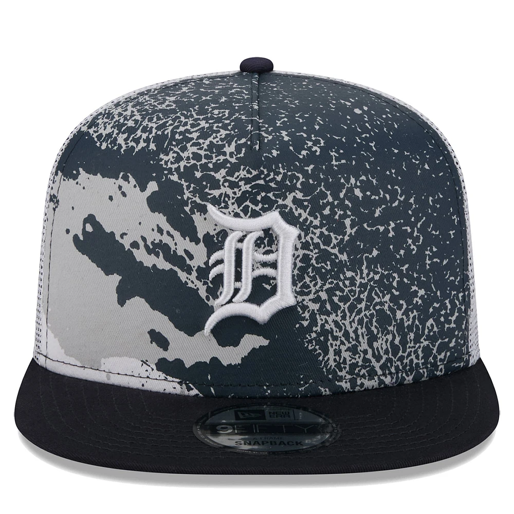 Men's New Era Navy Detroit Tigers Court Sport 9FIFTY Snapback Hat