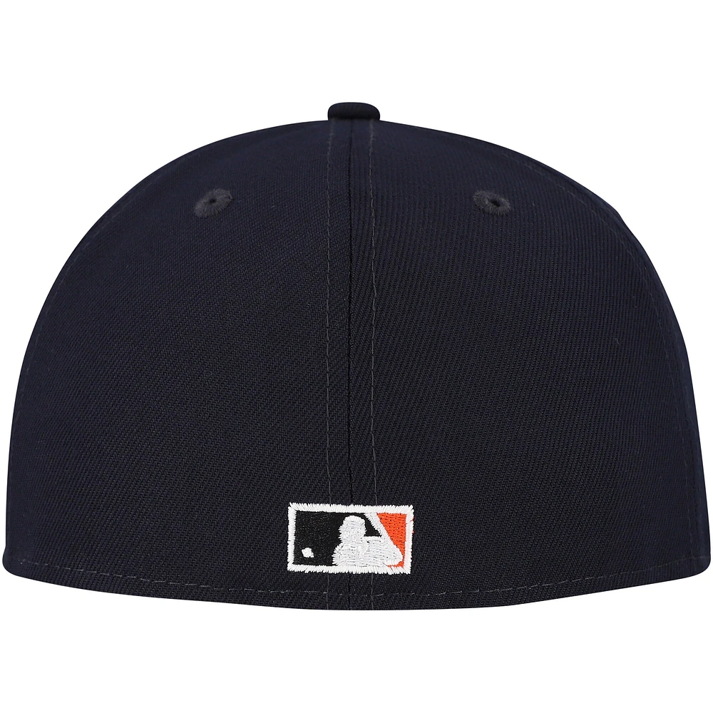 Men's New Era Navy Detroit Tigers  Duo Logo 2.0 59FIFTY Fitted Hat