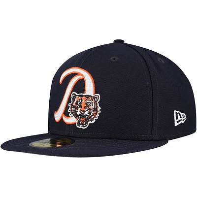 Casquette ajustée Detroit Tigers Duo Logo 2.0 59FIFTY pour homme New Era bleu marine