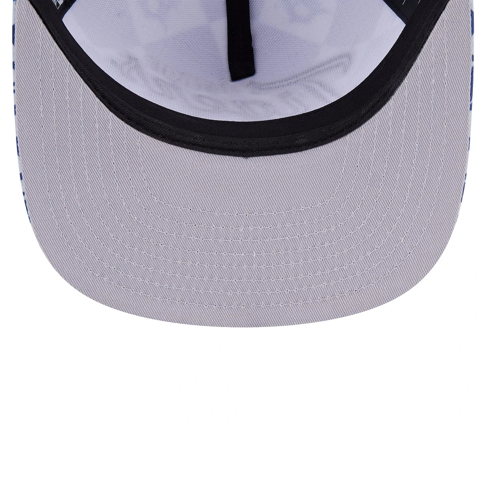 Men's New Era Navy Detroit Tigers Seeing Diamonds A-Frame Trucker 9FIFTY Snapback Hat