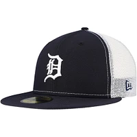 Casquette ajustée 59FIFTY Trucker bleu marine Detroit Tigers pour homme de New Era